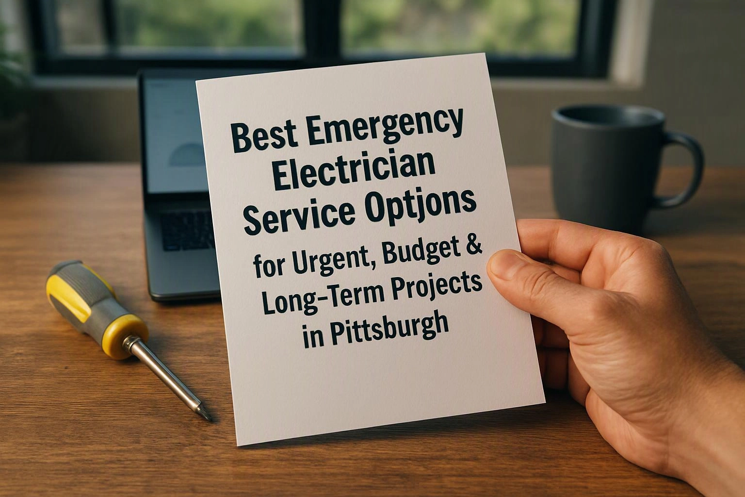 Emergency Electrician Service Options for Urgent, Budget & Long-Term Projects in Pittsburgh
