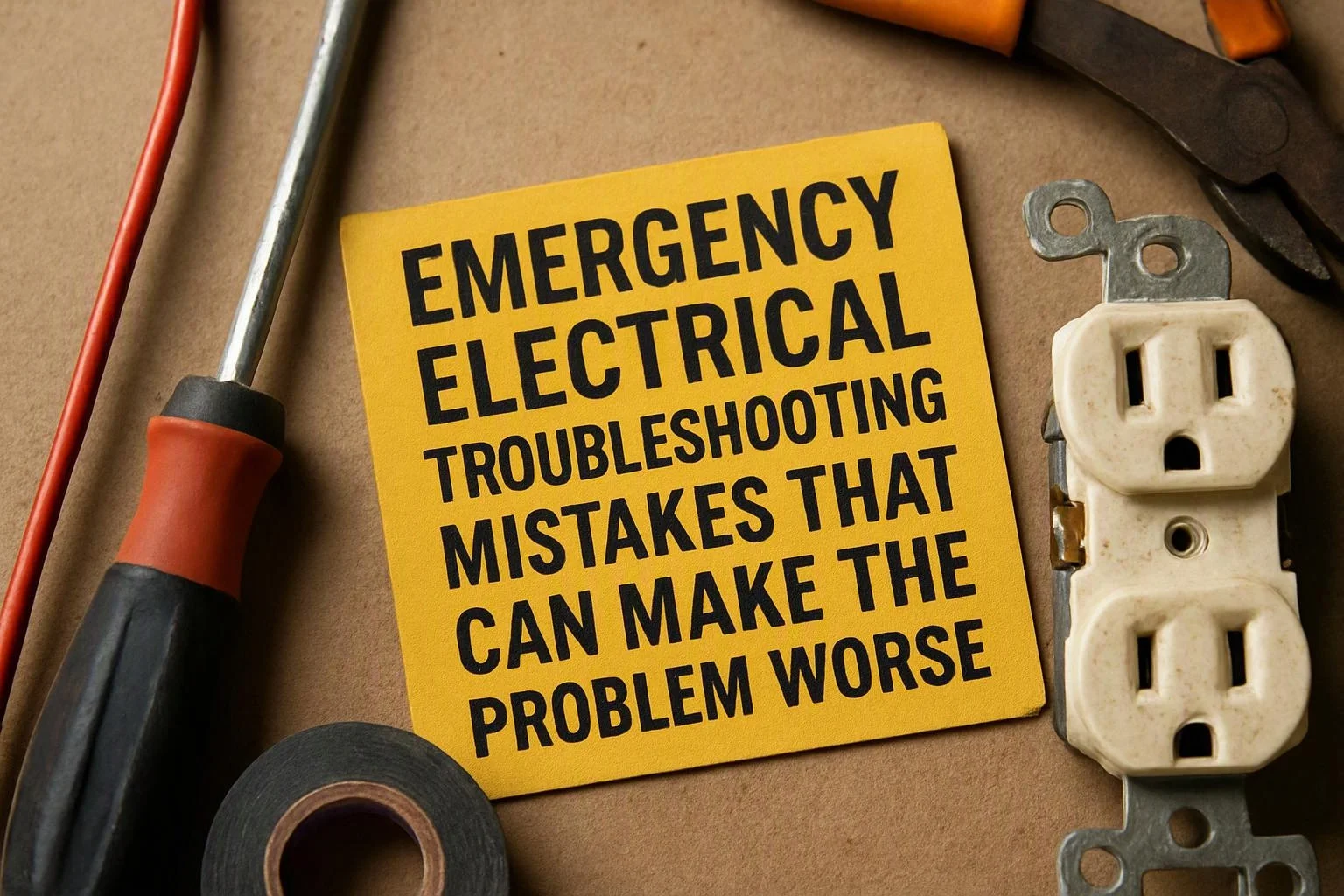 Emergency Electrical Troubleshooting Mistakes That Can Make the Problem Worse