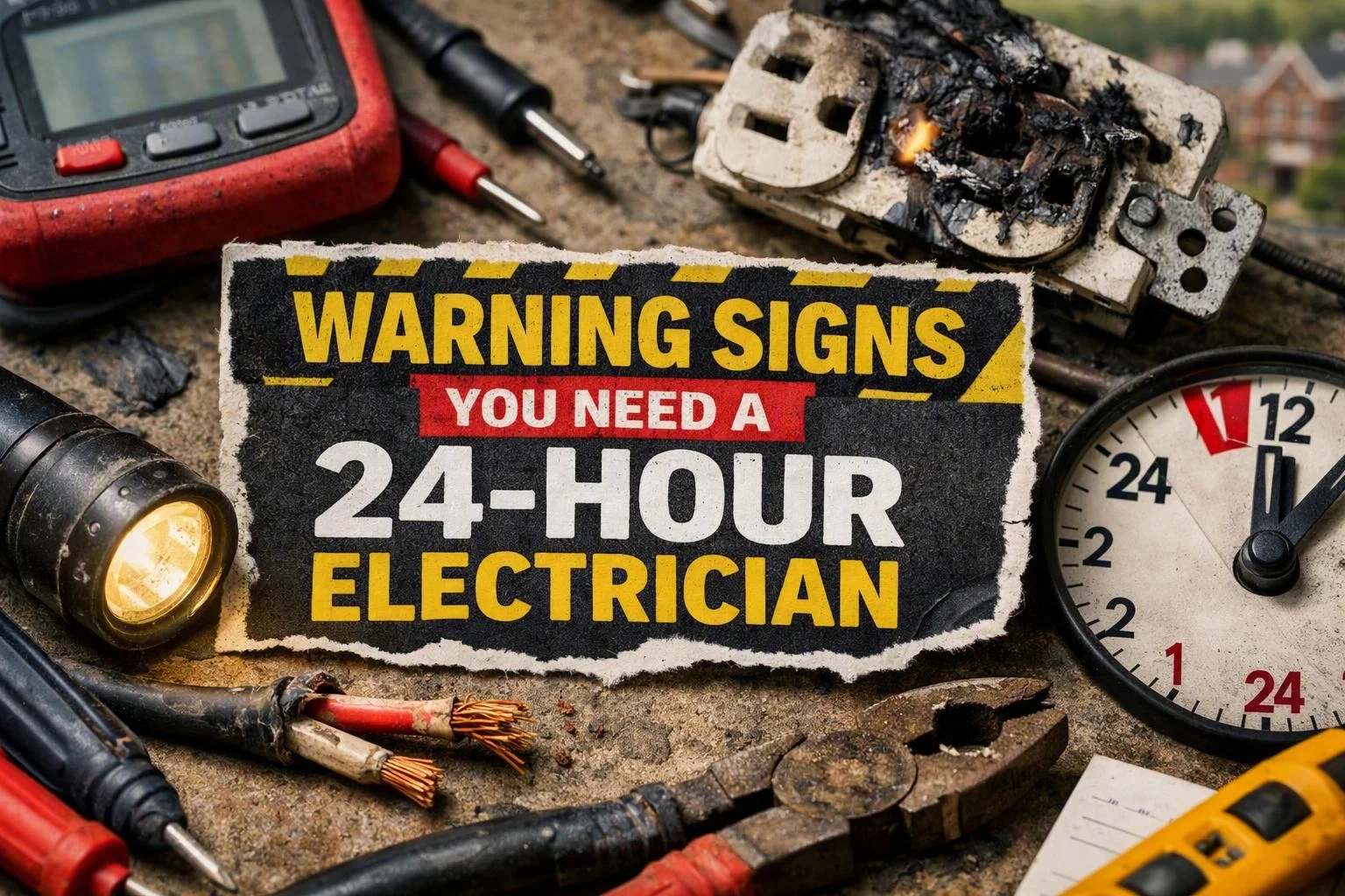 Warning Signs You Need a 24-Hour Electrician