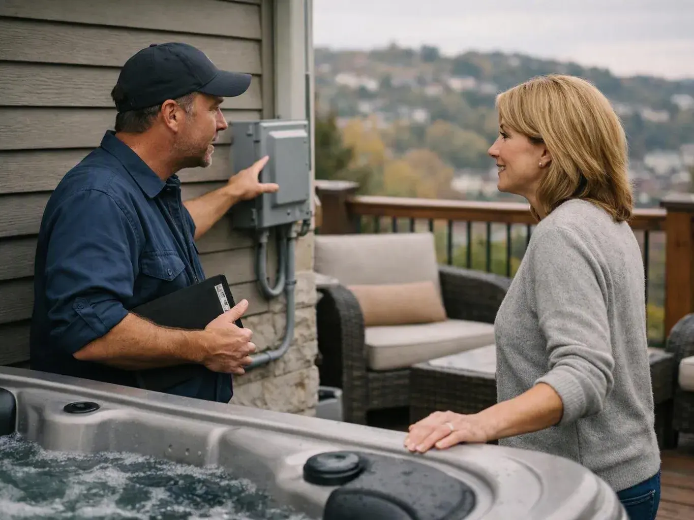 24 Hour Electrician Services in Pittsburgh Electrician Pittsburgh — Hot Tub Electrical Installation Pittsburgh, PA
