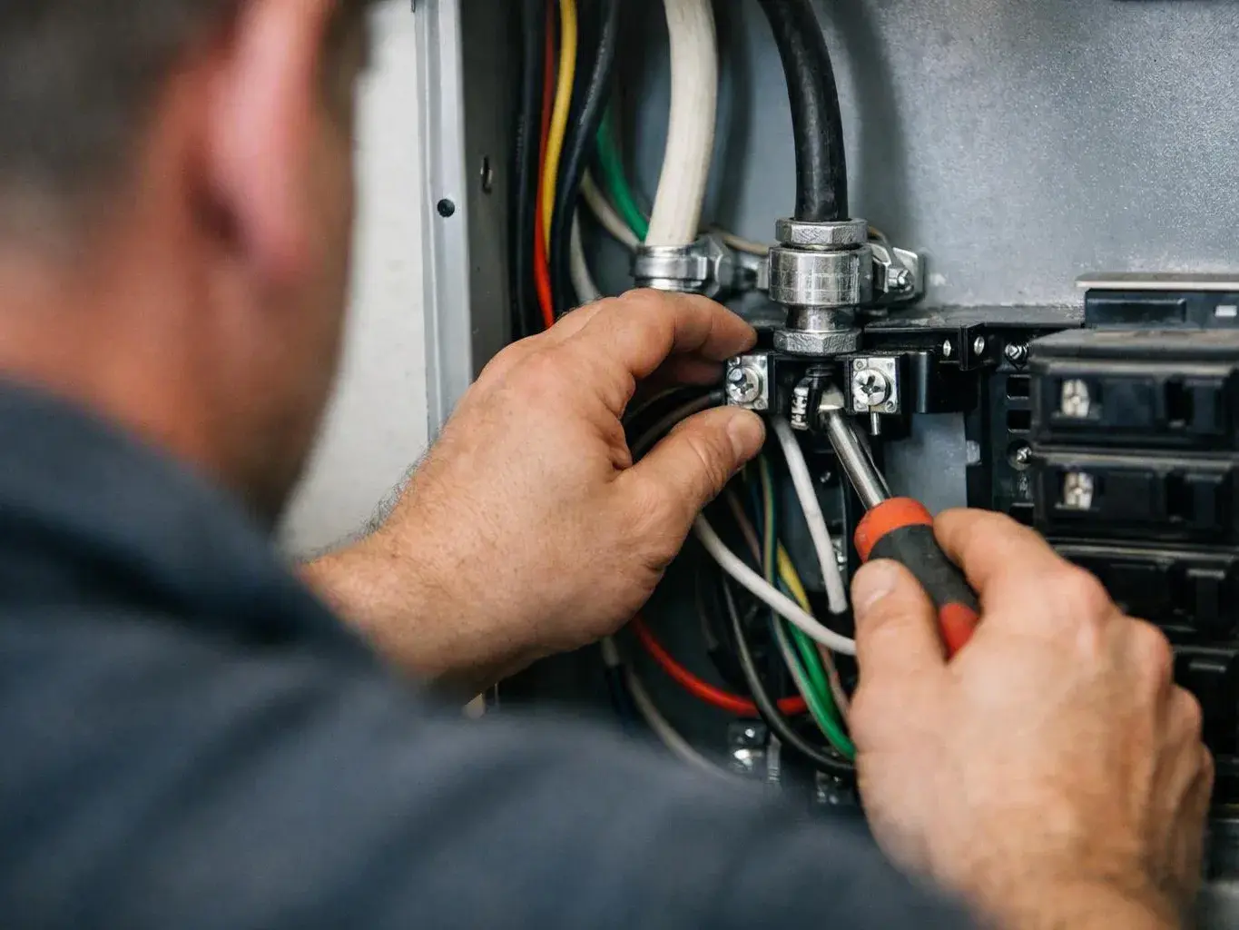 Pool electrical wiring setup supporting GFCI protection and bonding near a